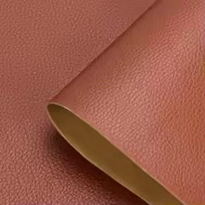 Brown SELF-ADHESIVE PU LEATHER FABRIC– INSTANT DIY FIX! 🚚 - Image 1 of 4