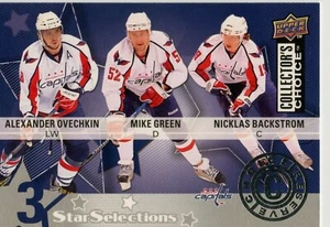  2009-10 Collector's Choice Reserve #230 Nicklas Backstrom/Mike Green/Alexander  - Bild 1 von 2
