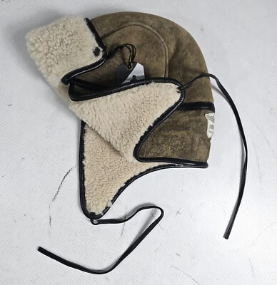 PME Legend PAC2310500-8225 Lammy-Fliegermütze Lederhaupe Größe One Size