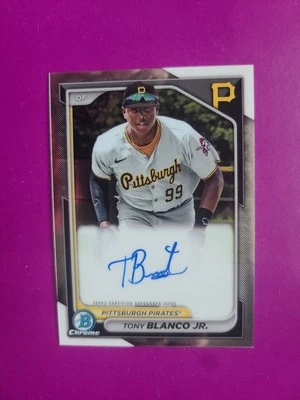 2024 Bowman Chrome Tony Blanco Jr. Auto RC - Image 1 of 3