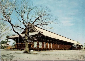 Vintage Japan Postcard Sanjusangendo Kyoto Temple Snow Scene Benrido - Picture 1 of 2