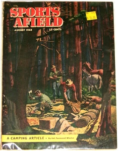 Sports Afield, August 1948, Vol 120 No 2, Camping, VG/NM - Picture 1 of 1