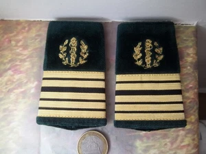 lot épaulettes verte fourreaux colonel pharmacie service de santé - Foto 1 di 4