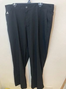 NWT Adidas [40x32] Mens 3-Stripe Golf Sport Pants-Black DM3081 Athleisure - Picture 1 of 7