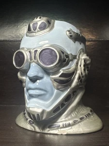 Batman And Robin Mr. Freeze Arnold Ceramic Head Mug 1997 Used Chipped Bottom - Picture 1 of 11