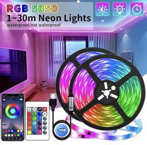 Strisce a led RGB USB Wifi Controllo App, Alexa E telecomando Varie Misure 5V - Foto 1 di 7