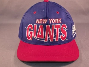 New York Giants Equipo NFL Fútbol Años 90 Azul Rojo Blanco Gorra Snap-Back - Imagen 1 de 6