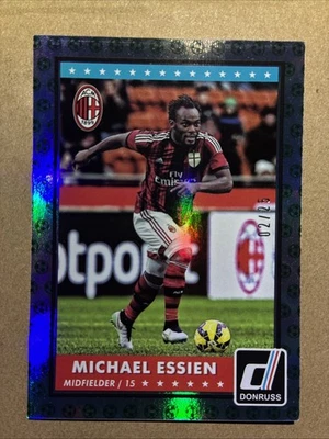 2015 Panini Donruss - Michael Essien #9 Green Soccer Ball /25 - Image 1 of 2