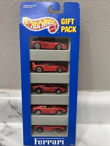 Hot Wheels Ferrari 5 Car Gift Pack SEALED NIB 1993 Vintage - Picture 1 of 9