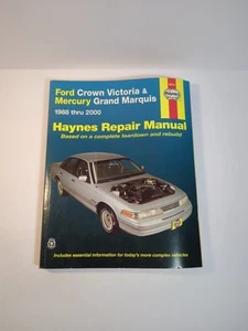 Haynes 36012 Mercury Grand Marquis Ford Crown Victoria RepairManual 1988-2000 FS - Picture 1 of 4