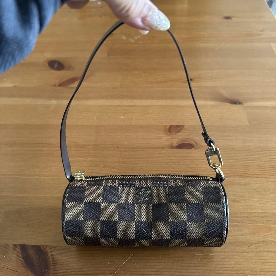 Mini Bolsa LOUIS VUITTON para PAPILLON Damier Marrón Auténtica Pre-Amada de JP Foto 1 de 4