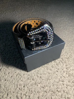 NUEVO BB Simon Cinturón Lavasan Negro AB Cinturón Talla 38 Y 40 Foto 1 de 4