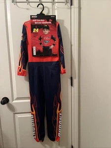 Kinder Unisex Jeff Gordon #24 Fahrer Uniform Kostüm 2-teilig Größe M 6-8 mehrfarbig - Bild 1 von 12