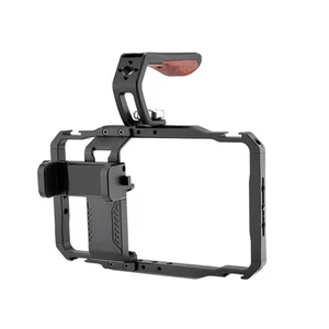 Mobile Phone Cage Quick Release Rig Top/Side Handle Stabilizer Tripod Mount - Imagen 1 de 32