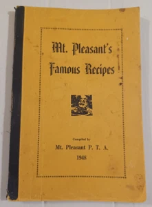 1948 Mt. Pleasant's Famous Recipes, Charleston SC, South Carolina cook book - Picture 1 of 10