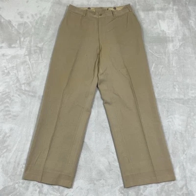 VTG 40s 50s Gabardine Pants Trousers Mens 33x30 Rockabilly Stencilled TALON - Image 1 of 4