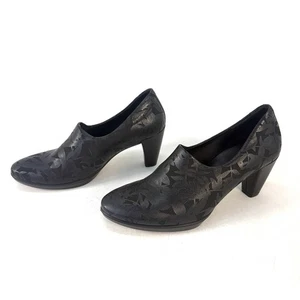ECCO Shape 55 Plateau Shootie Black Floral Stiefeletten Größe EU 38 US 7,5-8 - Bild 1 von 10