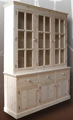 VESTIDO ESMALTADO DE PINO SÓLIDO HECHO A MANO Foto 1 de 2