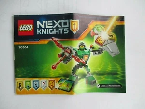SOLO MANUAL Lego 70364 Nexo Knights Instrucción SIN LADRILLOS - Imagen 1 de 4