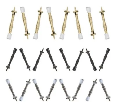 National Hardware 3" Spring Door Stopper Spring Door Stop with Rubber Tip-8 Pack - Image 1 of 4