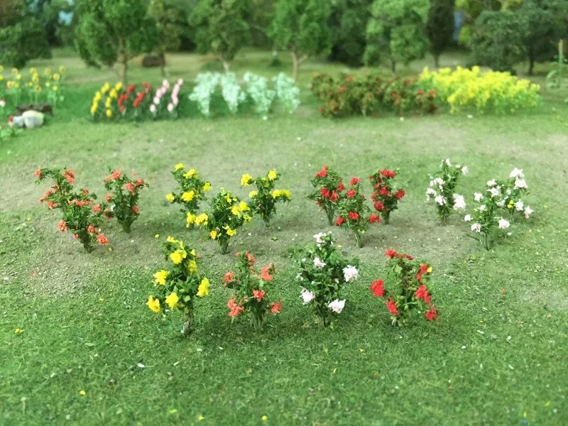 Free Shipping MP SCENERY 60 Hibiscus O Scale Model Garden Plant Railroad Layout - Image 1 of 1
