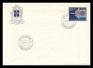 Iceland 1983 FDC, World Communications Year. Lot # 2. - Picture 1 of 2