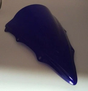 KAWASAKI YZF R1 2002-2003 DOUBLE BUBBLE SCREEN IN  BLUE - Picture 1 of 1