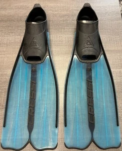 Adult Cressi Rondinella Closed Heel Snorkel Fins (Blue/Black) - Multiple Sizes! - Picture 1 of 5