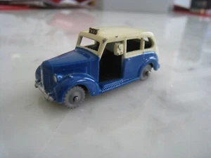 Dublo Dinky Toys Meccano Diecast 1/64 Scale Blue Austin Taxi w/ Grey Wheels VG - Picture 1 of 4