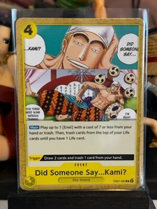 One Piece CG 4x Did Someone Say... Kami? Colección conmemorativa EB01-060 ¡Común! - Imagen 1 de 1