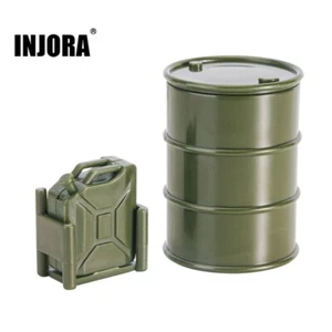 INJORA Plastic Fuel Tank Oil Drum Simulation Decoration for 1/24 1/18 RC Crawler - Picture 1 of 7