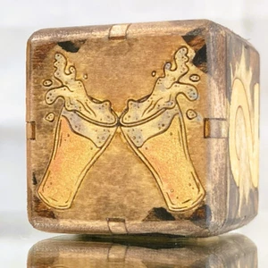 Brewed Brilliance: Beer-inspired Doubling Cube for Backgammon - Picture 1 of 12