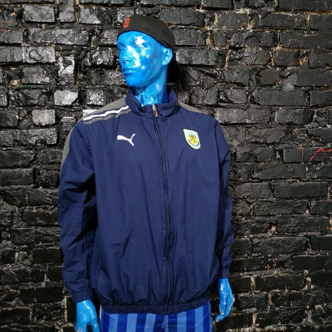 Burnley The Clarets Training Jacket With Zipped Navy Blue Puma  Mens Size 3XL Cover
