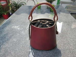 Damenhandtasche Kenzo weinrot Pagodenstyle Handtasche elegant - Bild 1 von 9