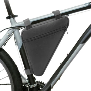 Bicycle Triangle Bag Bike Frame Front Tube Bag Waterproof Cycling Storage Bag - Picture 1 of 12