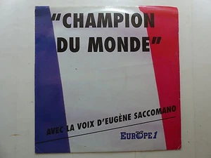 MAXI 12" Champion du monde Avec la voix d EUGENE SACCOMANO 7432161891 PROMO FOOT - Picture 1 of 1