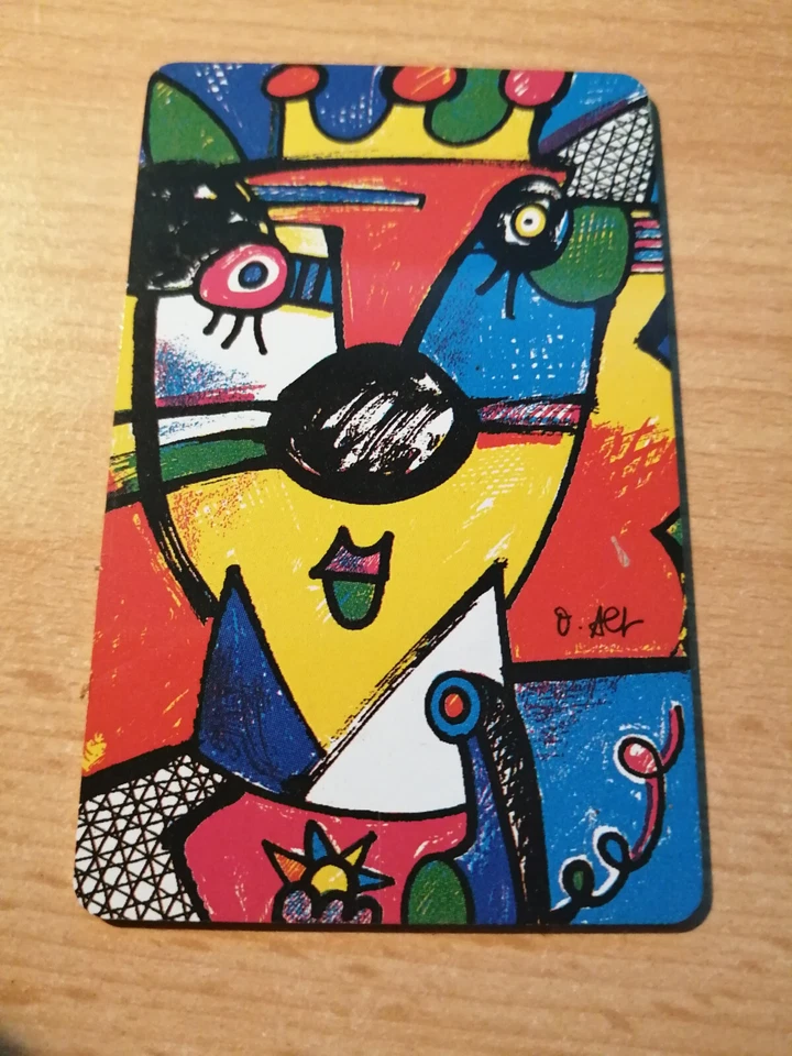 Telefonkarte Die Strenzeichen aus der Sicht von Otmar Alt der Löwe - Bild 1 von 1