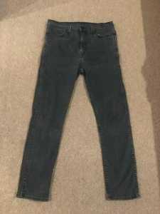 Levi's black label 522 grey/black jeans W30 L30 straight cigarette - Picture 1 of 5