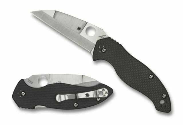 Spyderco Canis C248CFP Wharncliffe 3.43 inch Blade Folder Knife