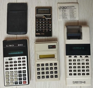 Lot calculatrice ancienne Casio Canon SVM Calculator ect - Photo 1/4