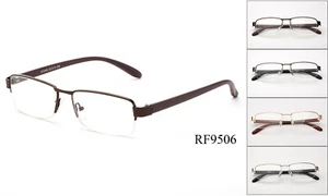 Reading Glasses Simple Classic Men Women High Quality Reader Half Frame Metal - Picture 1 of 9