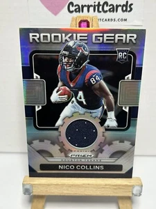 NICO COLLINS 2021 Panini Prizm Rookie Gear RC Houston Texans #RG-30 Patch - Bild 1 von 7