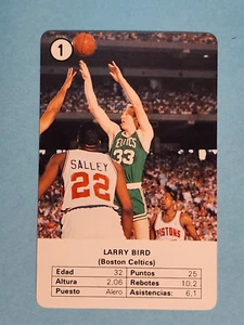 1988 Fournier Estrellas Larry Bird Boston Celtics #1 🏀 - Picture 1 of 2