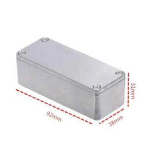 Silver Aluminium Enclosure Case 1590A Mini Electronic Project Box 92x38x31mm - Picture 1 of 5