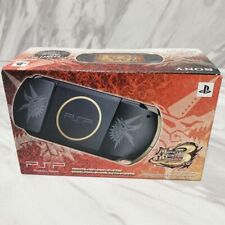 PSP Monster Hunter 3rd Hunters Pack Negro/Rojo PSP-3000 Condición impecable