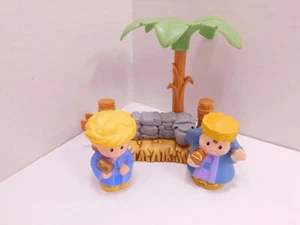 Fisher Price Little People Christmas Nativity Palm Tree 2 Wisemen - Picture 1 of 11