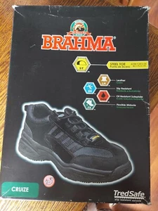 Brahma Stahlkappe Arbeitsschuh Herren Größe 13. Obermaterial Leder rutschfest Neu - Bild 1 von 7