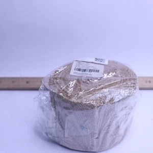 Sparkle Supreme Ribbon Natural/Silver Linen 3" x 10 Yards GBR-0001 - Picture 1 of 4