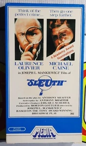 VHS - Sleuth - Media - Mystery Suspense  Michael Caine Laurence Olivier movie,  - Picture 1 of 12