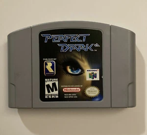Perfect Dark Nintendo 64 N64 OEM, Official, Original, Authentic! TESTED WORKS! - Picture 1 of 2
